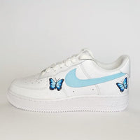 Custom Air Force 1 blue Butterflies