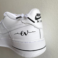 Custom Air Force 1 initials