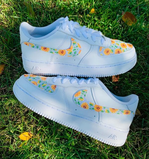 Custom Air Force 1 Vintage Sunflower