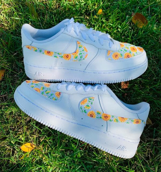 Custom Air Force 1 Vintage Sunflower