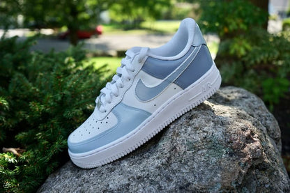 Blue Gray Air Force 1 Custom Nike Air Force 1