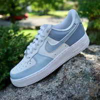 Blue Gray Air Force 1 Custom Nike Air Force 1