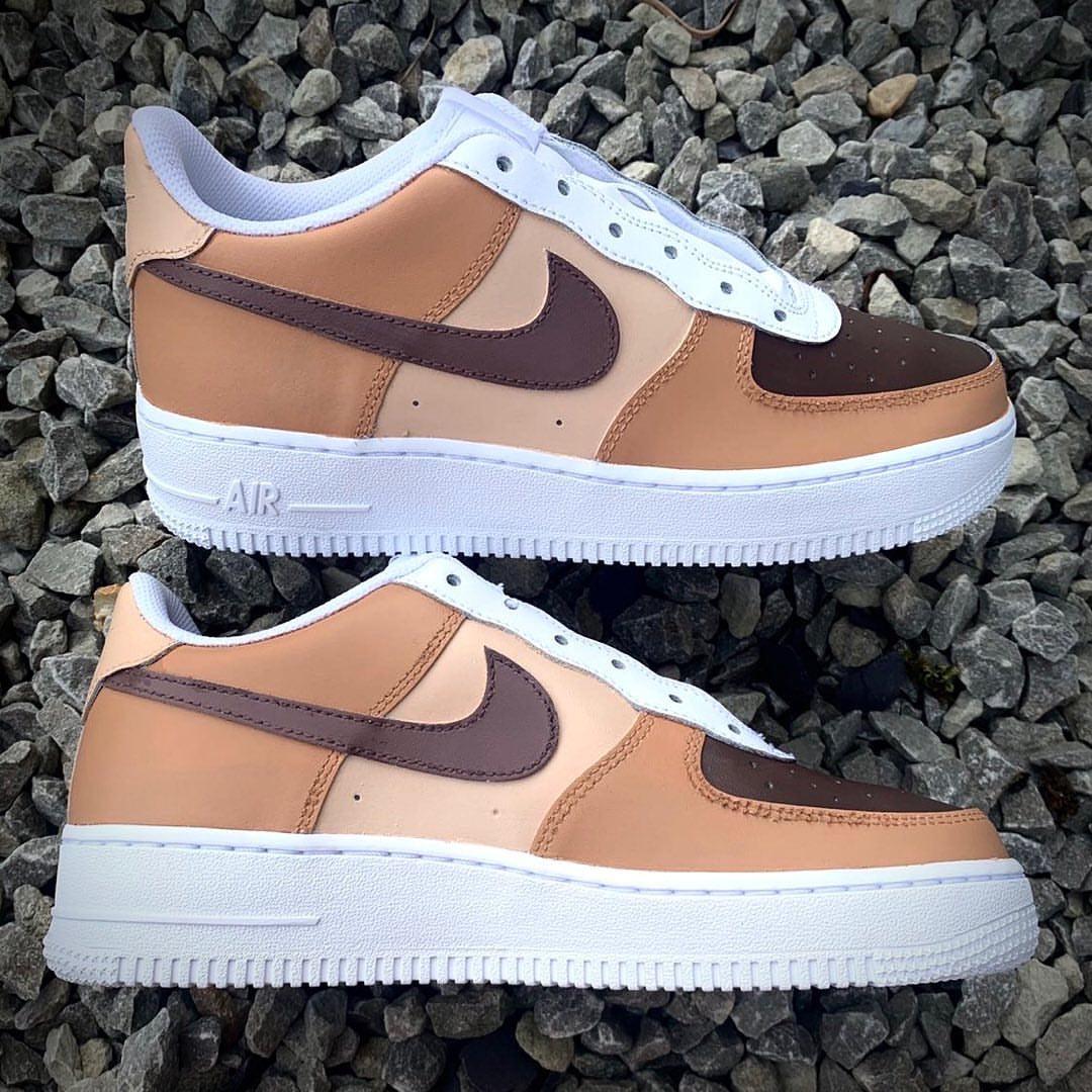 Custom Air Force 1 Brown