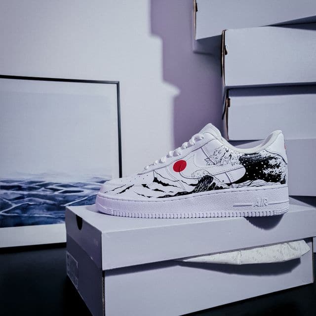 The Great Wave Nike Air Force 1