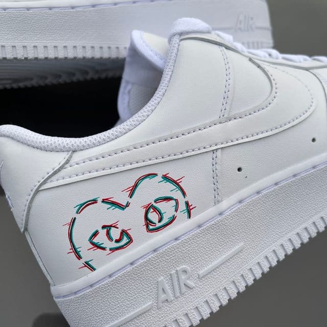Custom Air Force 1 CDG Glitch