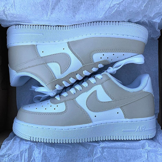 Custom Air Force 1 X Dark beige