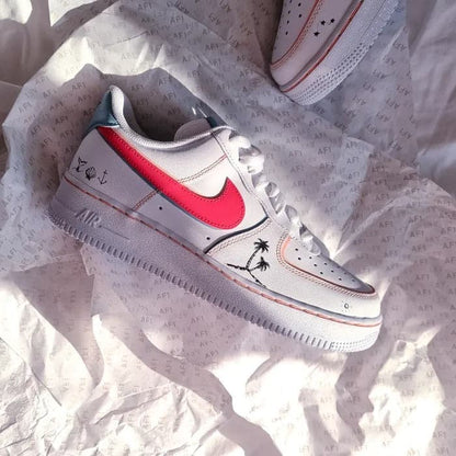 Purple Swoosh Nike Air Force 1