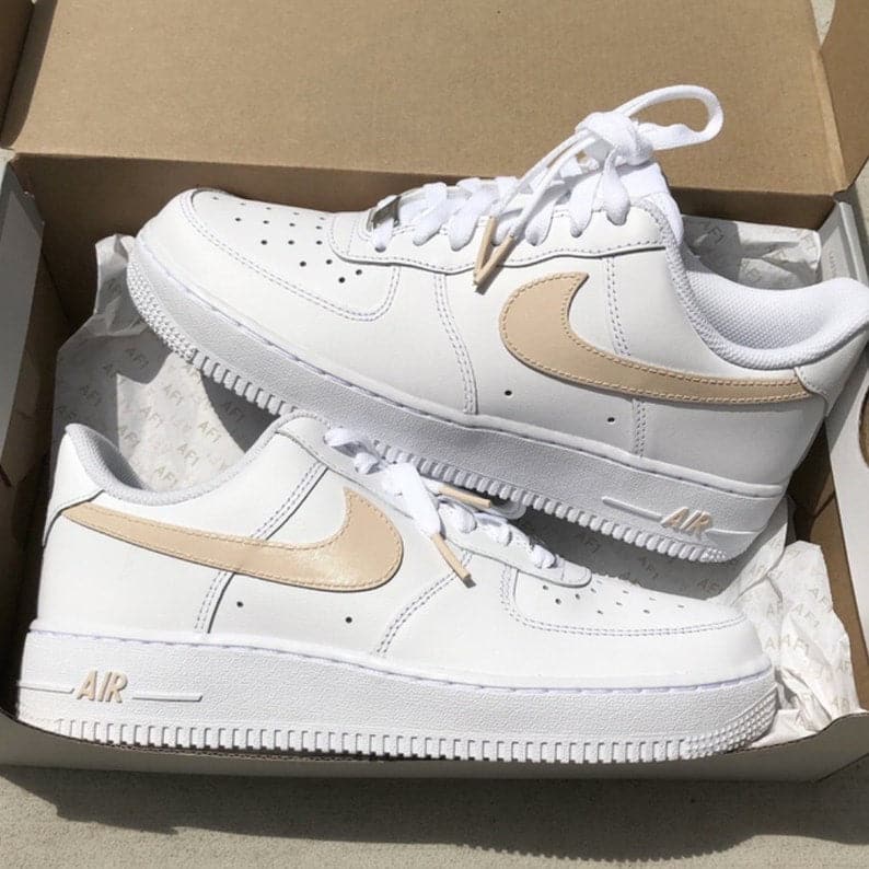 Custom Latte Nike Airforce 1