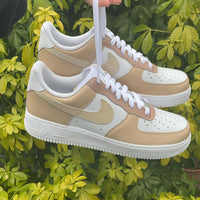 Triple Beige Customs air force 1