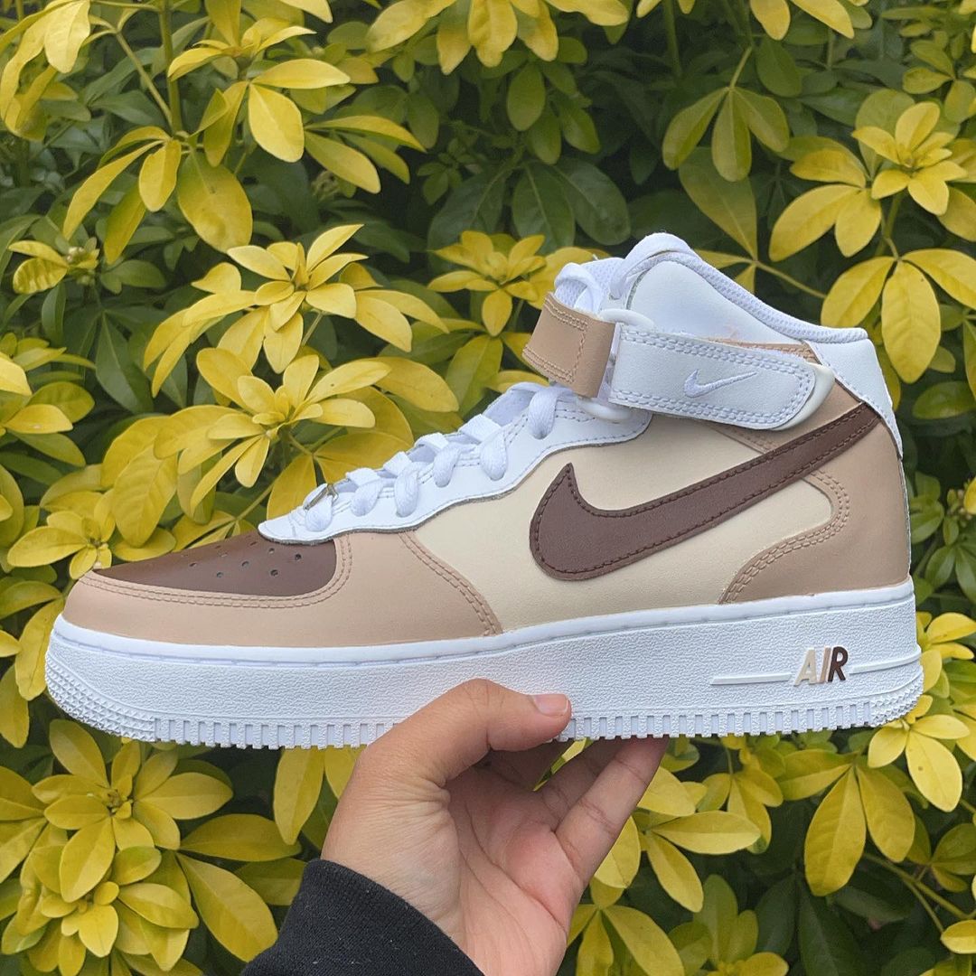 Caramel Mocha Air Force 1 Mid