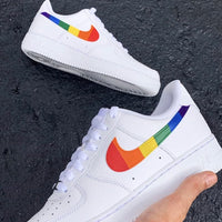 Custom Rainbow Nike Air Force 1