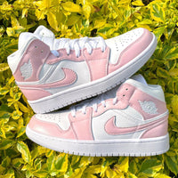custom air jordan 1 pink