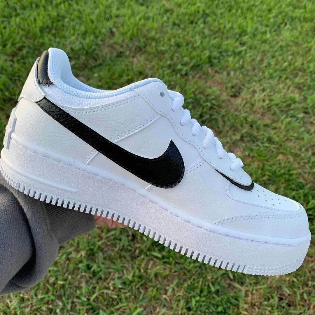 Black and white shadow Air Force 1
