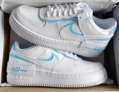 Custom Blue Air Force 1 Shadows
