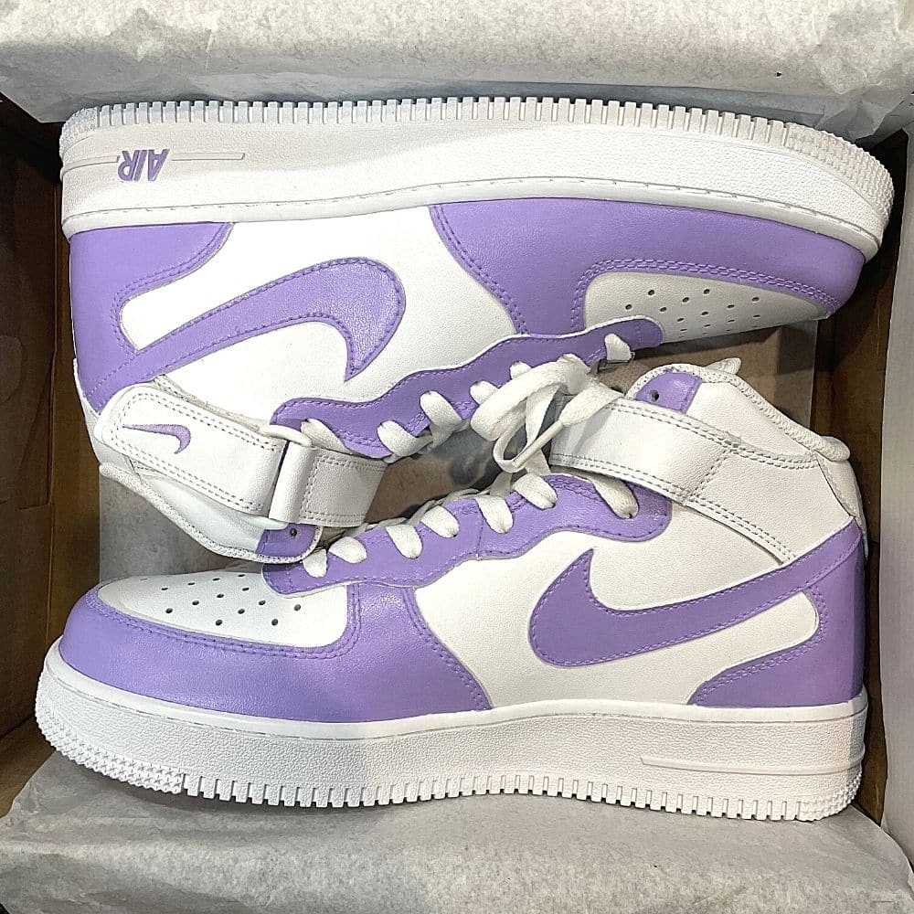Custom Air Force 1 Mid Purple