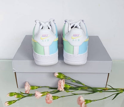 Pastel Colours Custom Nike Air Force 1 Hand-painted