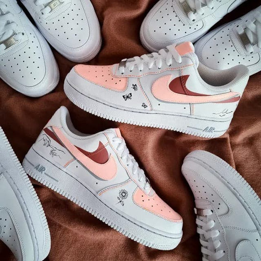 Light Orange Nike Air Force 1