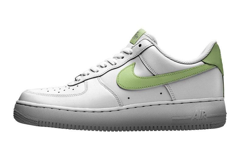 Custom Green Nike Air Force Ones