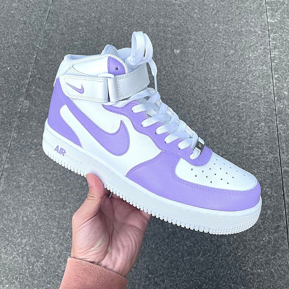 Custom Air Force 1 Mid Purple