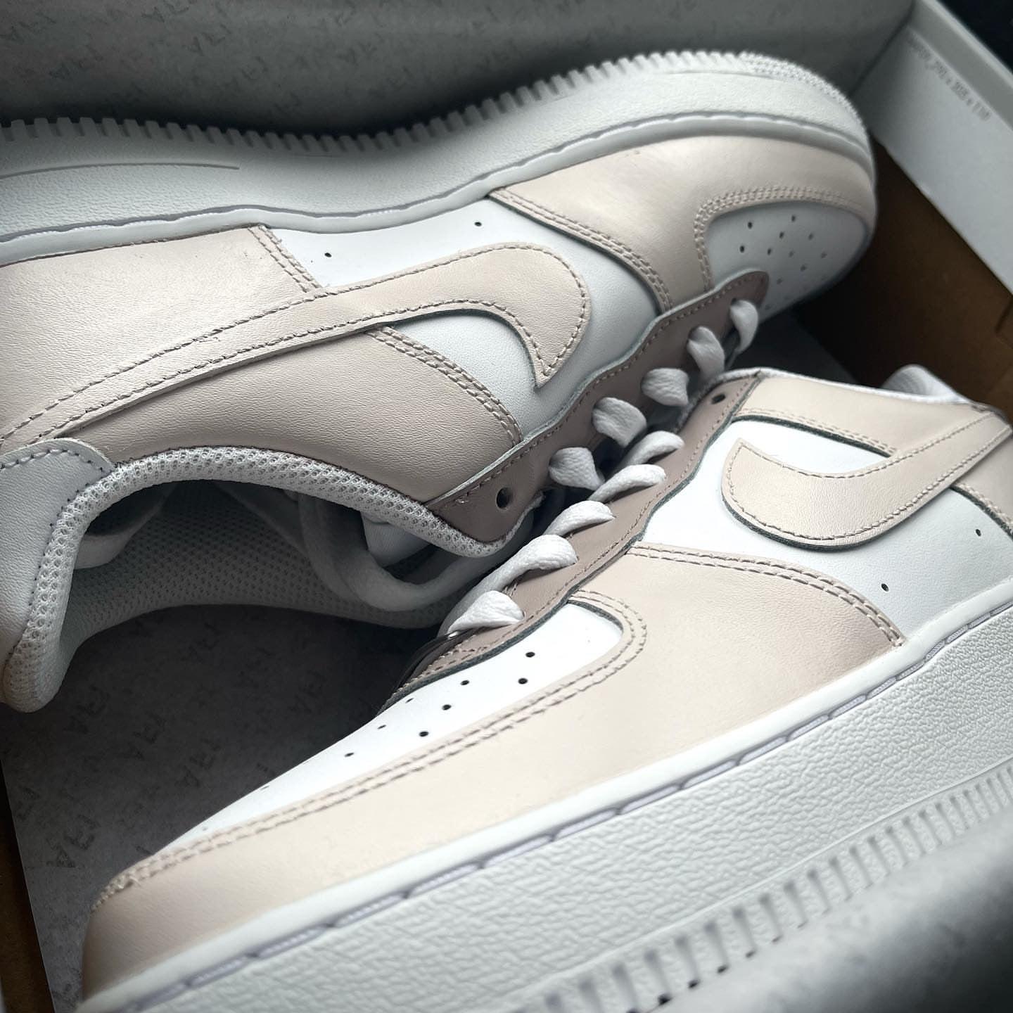 Custom Air Force 1 Beige