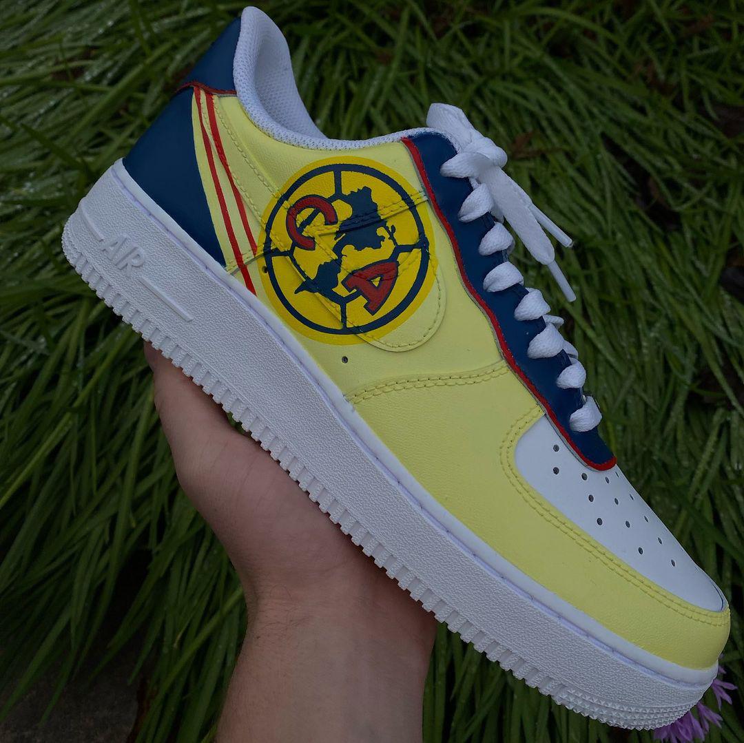Custom Nike Air Force 1 Club América custom AF1 ⚽️