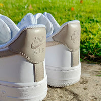 Custom Nike Air Force 1 Beige