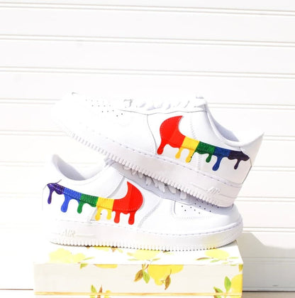 Rainbow Custom Air Force 1 Handpainted