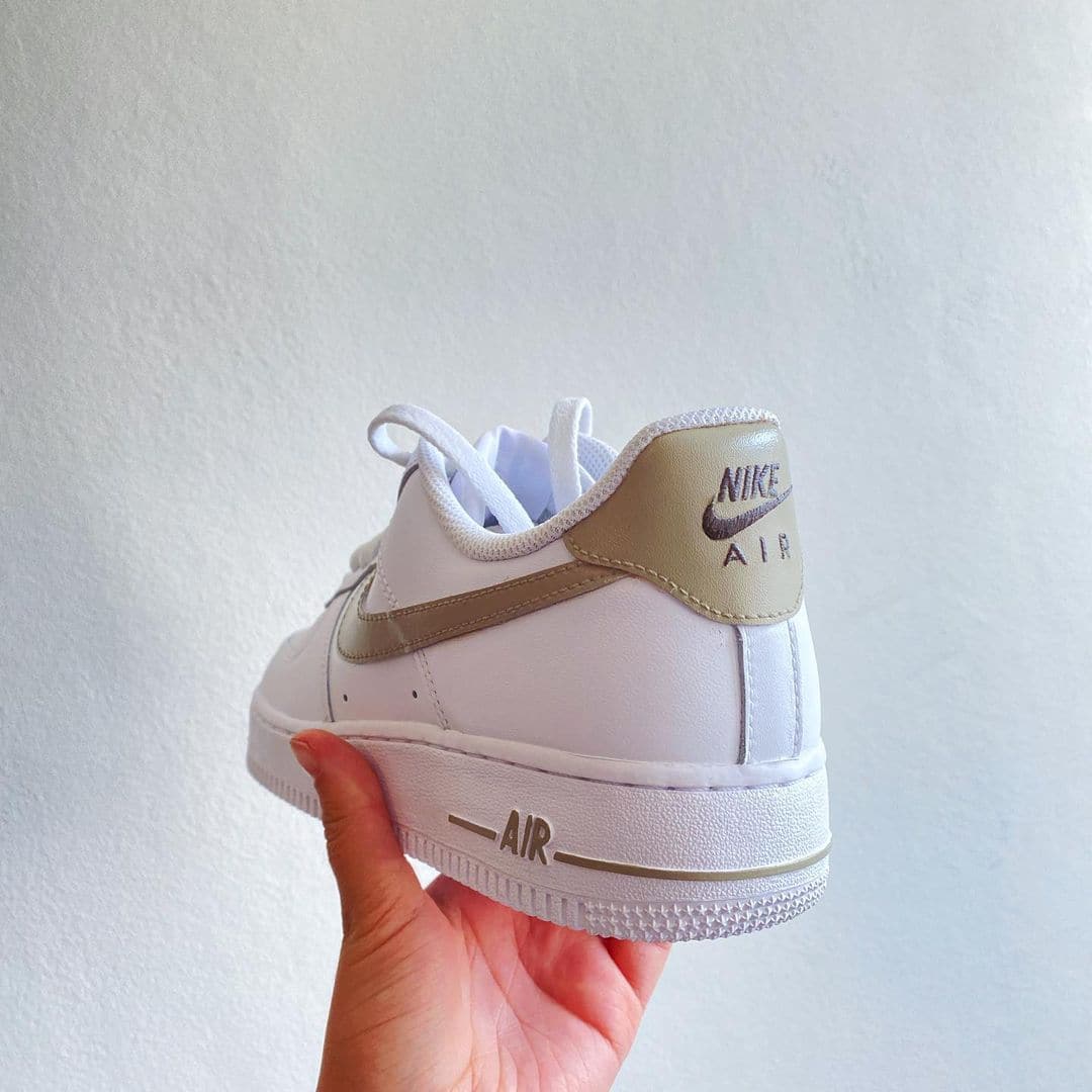 Custom Air Force 1 Beige&browns