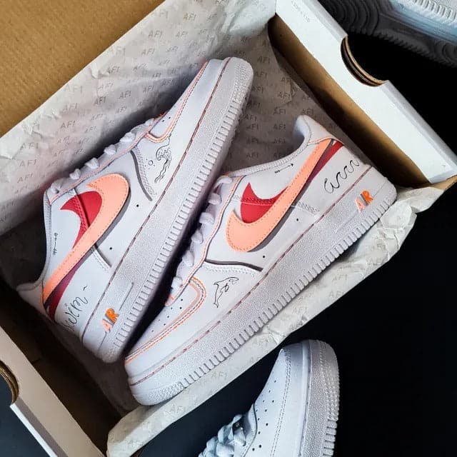 Red Shadow Nike Air Force 1