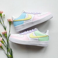 Pastel Colours Custom Nike Air Force 1 Hand-painted