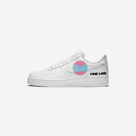 Custom Nike Air Force 1 Fine Line