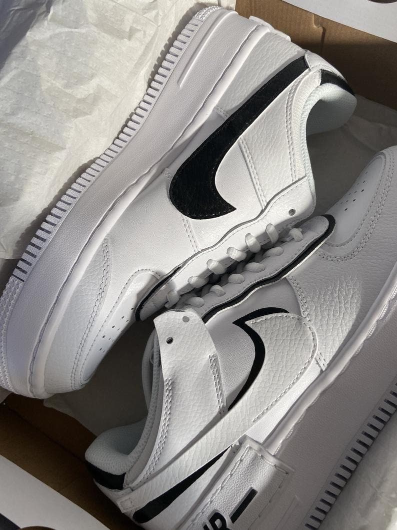 Custom Black Air Force 1 Shadows