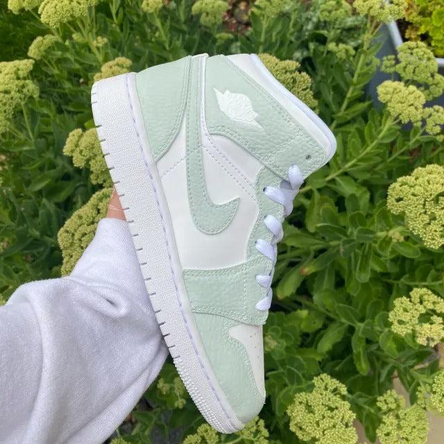 Custom Air Jordan 1 Sage