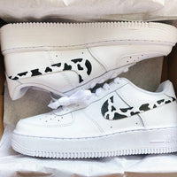 Custom Nike Air Force 1 Cow Print