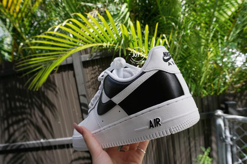 Black and White Custom Nike