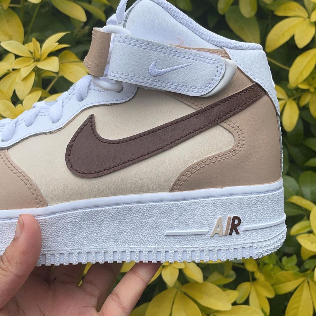 Caramel Mocha Air Force 1 Mid