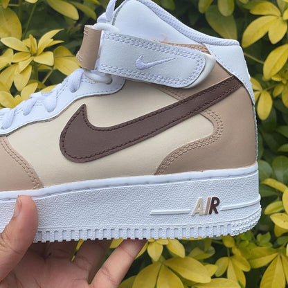 Caramel Mocha Air Force 1 Mid