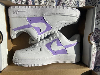 Lilac Custom Nike Air Force 1_s