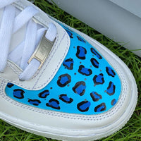 Blue Leopard Custom AF1’s