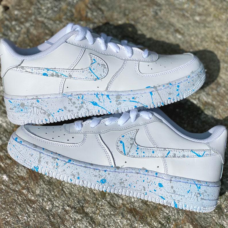 Custom Paint Spatter Nike Air Force Ones
