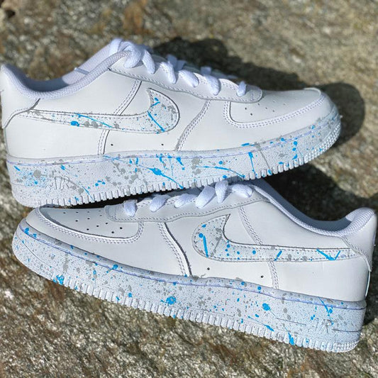 Custom Paint Spatter Nike Air Force Ones
