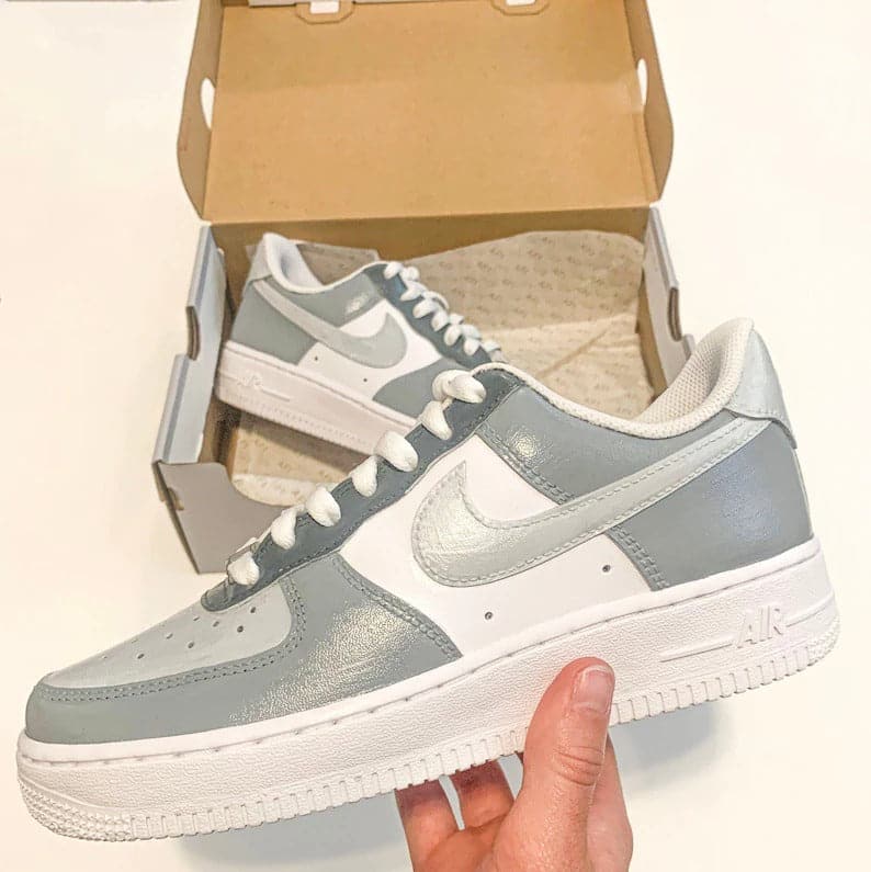 Grey Custom Air Force 1