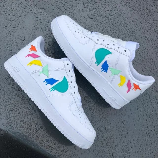 Custom Air Force 1 Drippy Destroyed