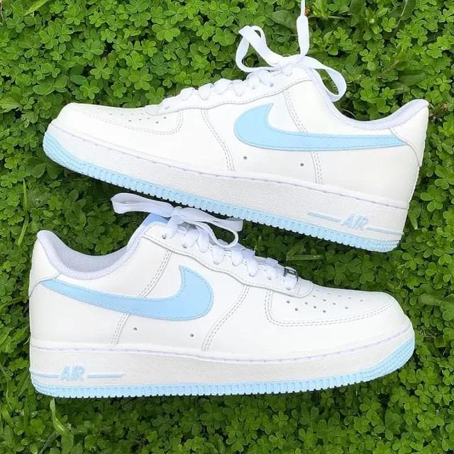 Baby Blue Nike Air Force 1 Custom – insdrip