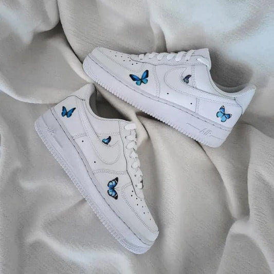 Blue Butterfly Nike Air Force 1