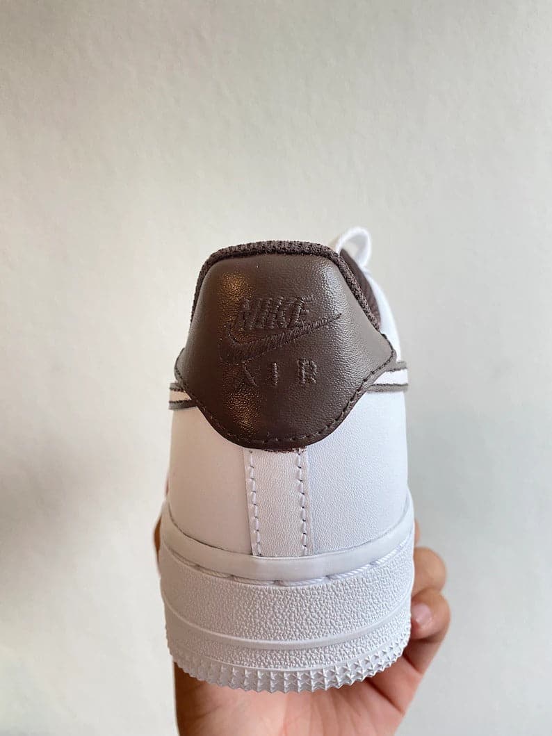 Custom Air Force 1 brown Details