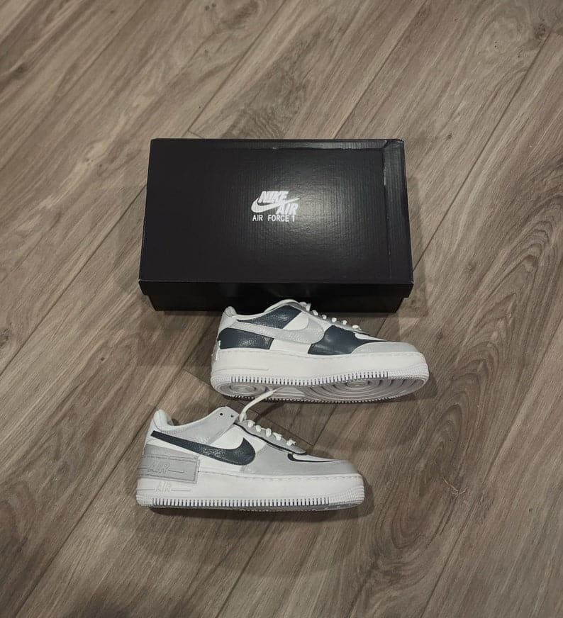 Lilac and Grey Custom AF1 Shadow