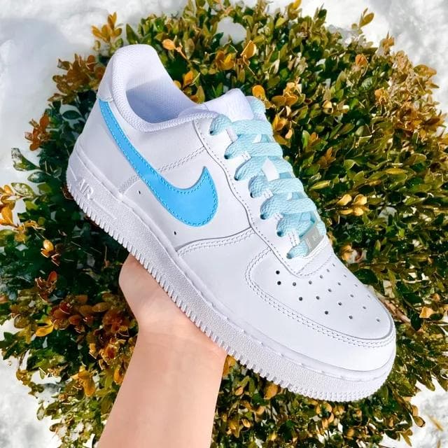 Custom Air Force 1 Baby Blue Lace – insdrip