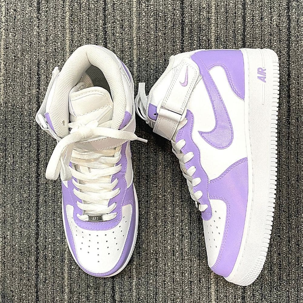 Custom Air Force 1 Mid Purple