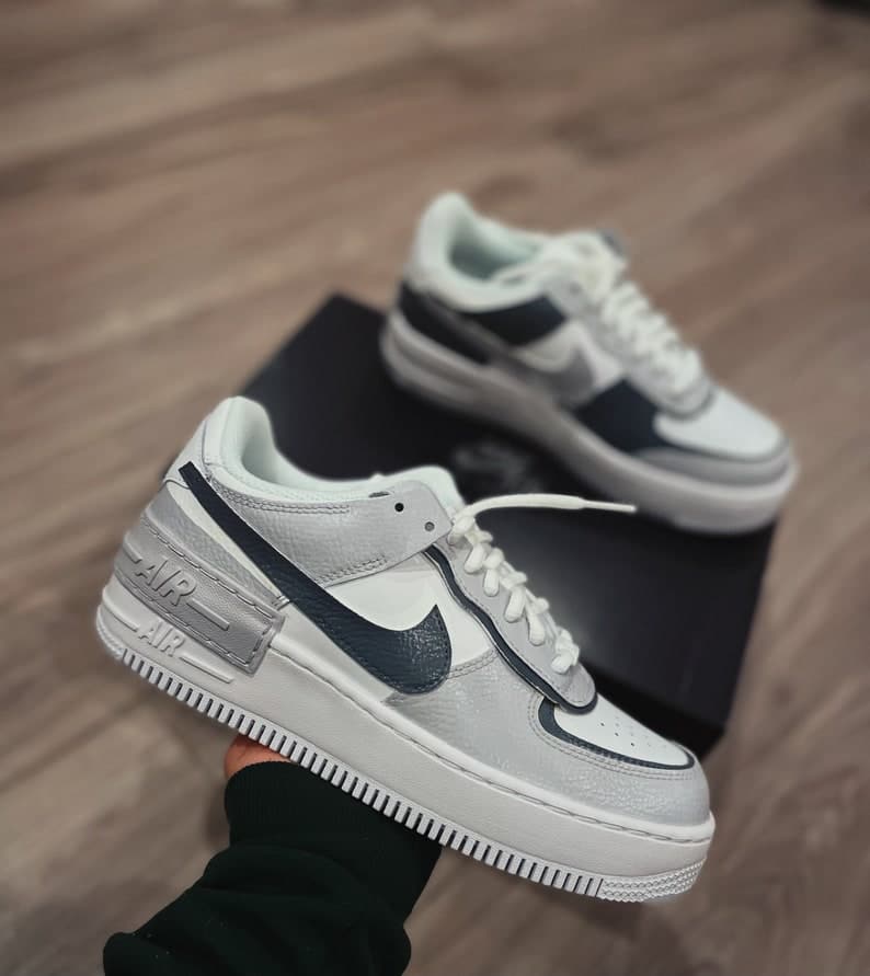 Lilac and Grey Custom AF1 Shadow